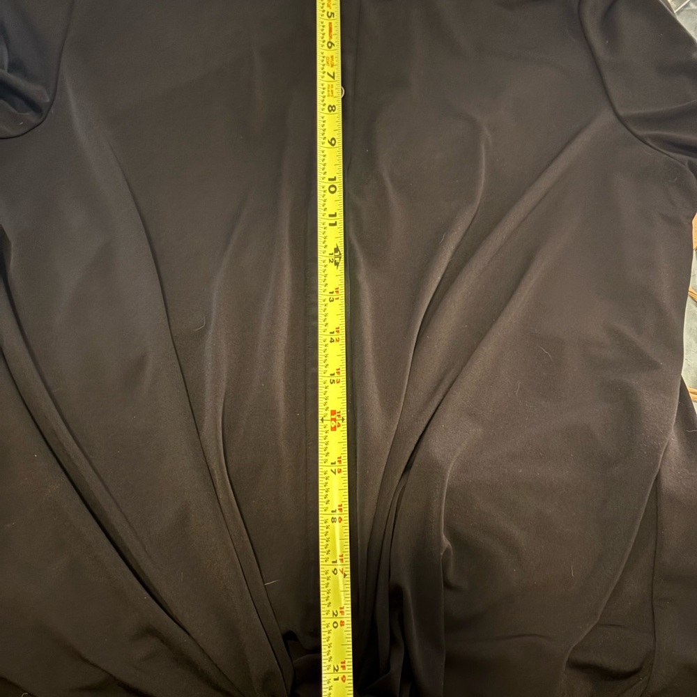 Nygard Black Women's tie WaistBlouse - Picture 6 of 8